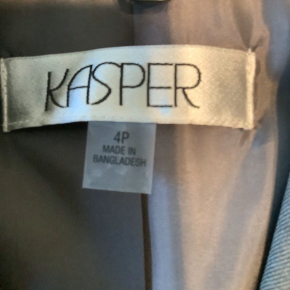 Kasper NWT Ladies Charcoal 4P Lined Suit Jacket/Blazer - Picture 3 of 3
